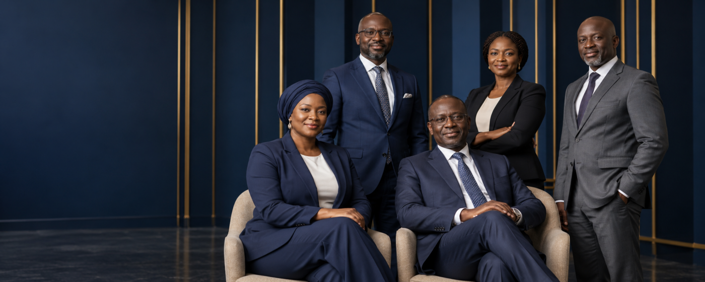 Experienced Gambian insurance executives representing Royal Life Assurance leadership